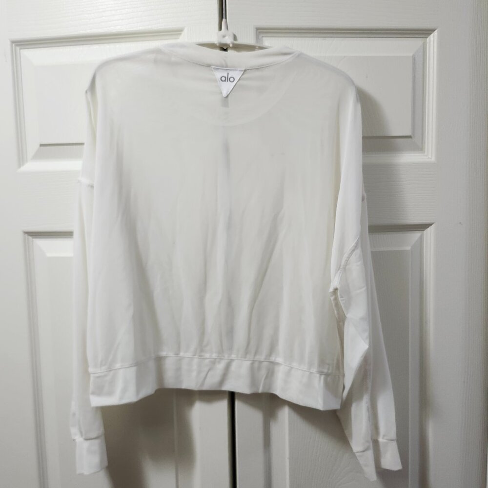 alo yoga Top oversize mesh top, crop top